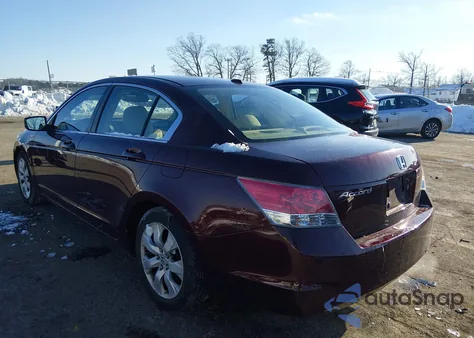 2008 Honda Accord 2.4 Ex-L из США, поврежденный, VIN 1HGCP26868A070756